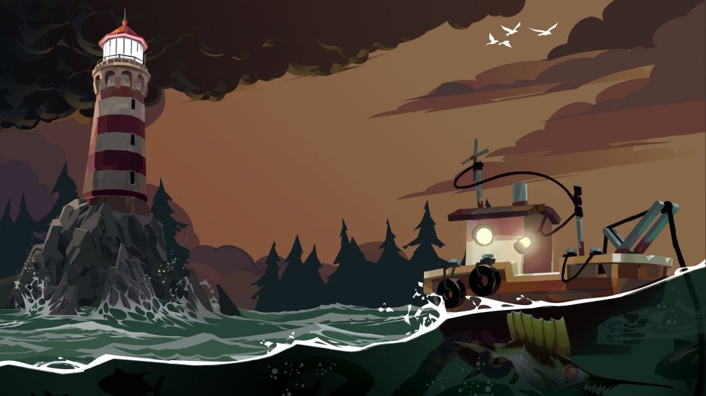 Dredge promotional art.