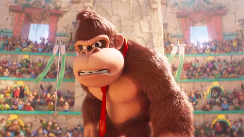 Donkey Kong in the Super Mario Bros. movie. 