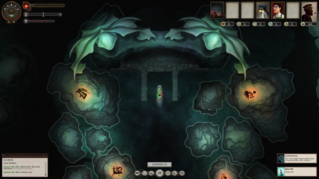 The Avid Horizon of Sunless Sea.